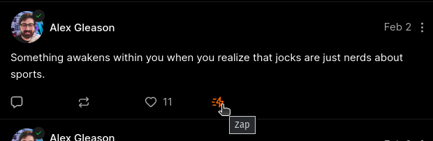 Zap button in Snort