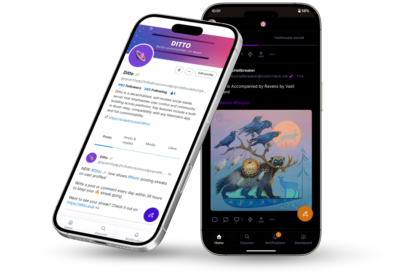 Ditto on various devices