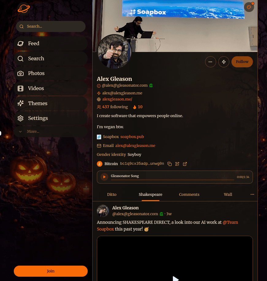 Halloween theme